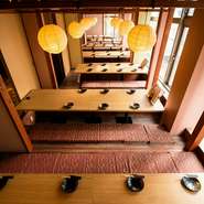 掘りごたつ個室（最大76名様）｜お仲間との飲み会や会社のお集りに！