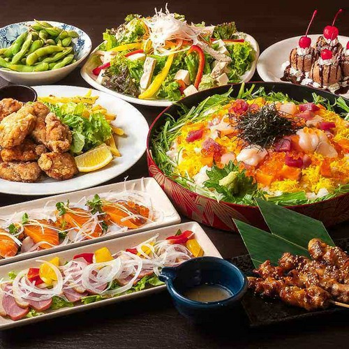 鮮魚のカルパッチョや特製チャーハン、豚キムチ、などお酒に合う