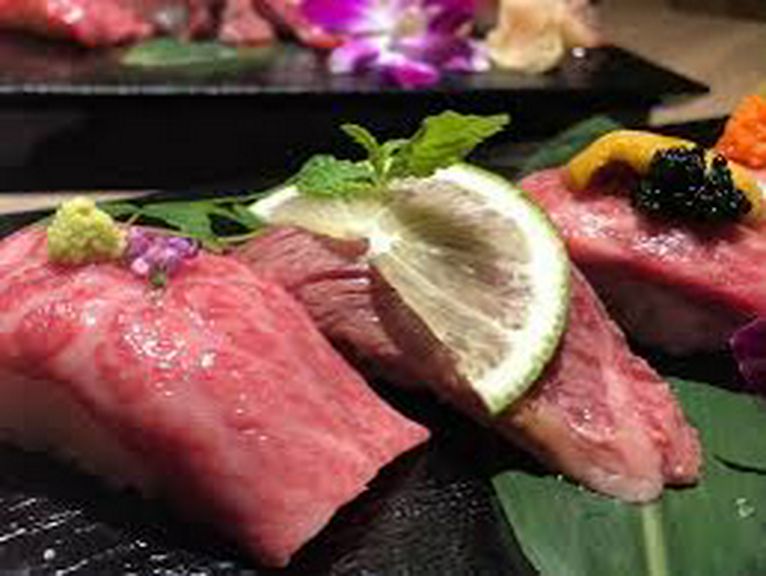国産牛の肉ずし