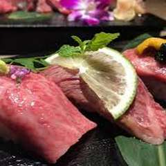 国産牛の肉ずし