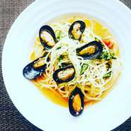 ムール貝のボンゴレビアンコ