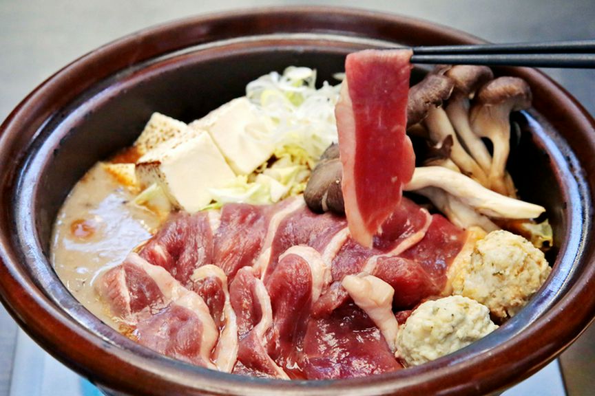 自然薯 本鴨ロース鍋(1人前)