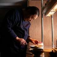 日々変わるコース料理で、熊本の食材のさまざまな可能性を表現