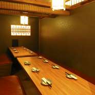 人数に応じた宴会個室をご用意させていただきます！周りを気にせずまったりとお過ごしくださいませ♪