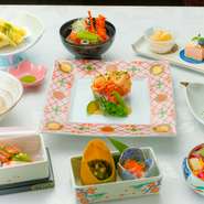 バリエーション豊かな日本料理を少しずつ楽しめる『ミニ会席～花鳥風月』