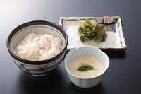 麦めし（少なめ）・とろろ・漬物