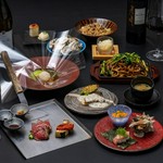 2時間の飲み放題がついた当店自慢の季節コースです。
スパークリングワインを含めたワイン5種入り飲み放題コース。
