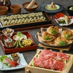 お料理のみ：7,000円（税込）お料理のみの場合はご予約時にお申し付け下さいませ。