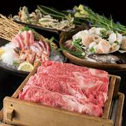 燦では全国各地から厳選した黒毛和牛を仕入れています。お肉自体の美味しさもさることながら、料理長の技が光る調理法にもこだわりが◎お酒との相性も抜群です。