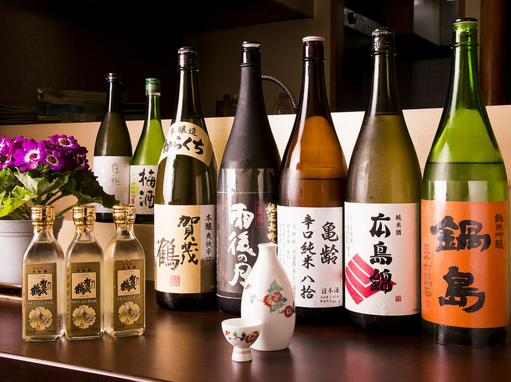 メニュー表にはない、入手困難な希少酒など和食と味わいたい銘酒