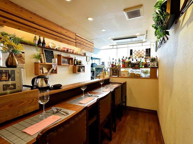 カウンター席がある
