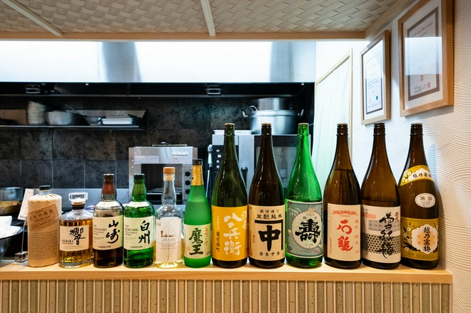 日本酒にこだわっている