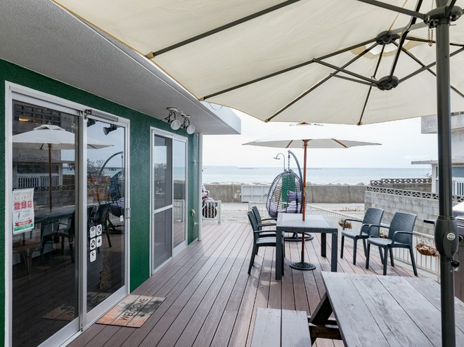 テラス席がある