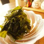 Vinegared food of the seaweed