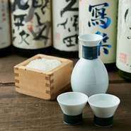 季節の日本酒揃えております!!今の時期しか飲めない日本酒や女性も飲みやすいもの等多数ございます。大事なお食事にもご利用頂けます。