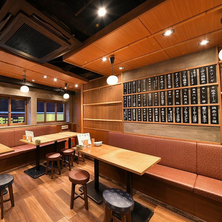 開放感の溢れる店内