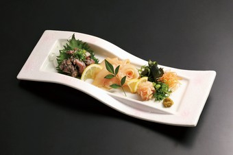 華味鳥生ハムと親鳥炭火焼き