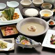 心ゆくまで楽しめる華やかなコース。