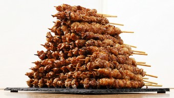 名物 とり皮くるくる串 （5本）