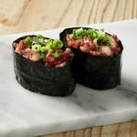 馬肉のネギトロ、珍しい。