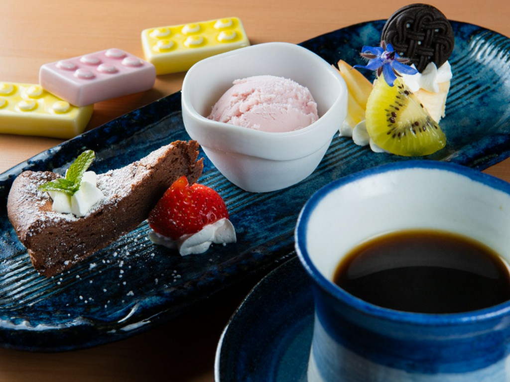 追加注文のデザートセット『甘味三種盛り』は味も見た目も秀逸