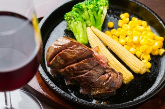 鉄板　牛ハラミステーキ