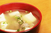 牛のだしの吸い物！〆に