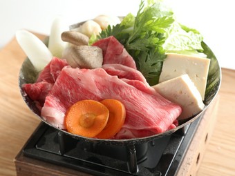 黒毛和牛のすき焼き