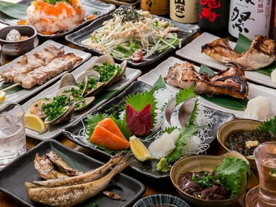 豪快でイキのいい漁師料理でいつもと違った女子会