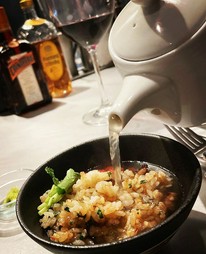 黒毛和牛入りガーリックライス&昆布茶漬け