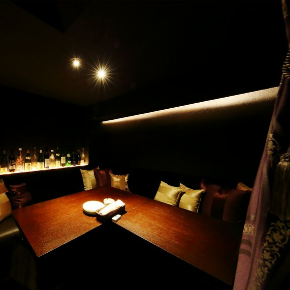 隠れ家風の空間はプライベートなパーティにも活躍