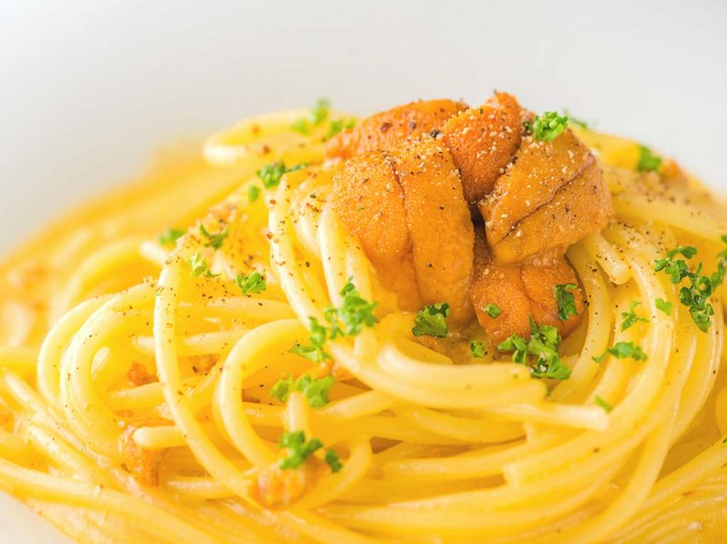 たっぷりウニの濃厚パスタ『ウニのクリームパスタ』