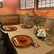 基本、夜は３時間の貸し切りとさせて頂いております。
昼営業も９名様以上で貸し切り可能です。
新年は２日より営業を予定しております（※夜営業のみ）
昼は10日金曜日からの営業予定です