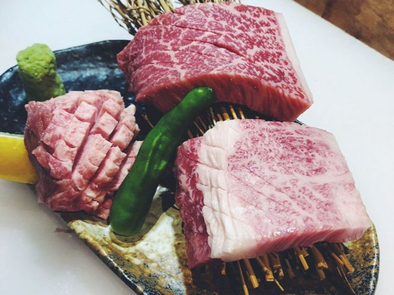 和牛カルビ、イチボ、タン元