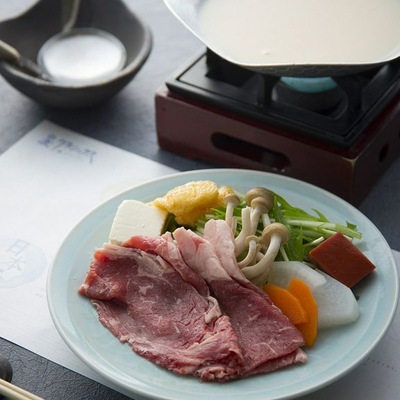 近江牛の豆乳鍋