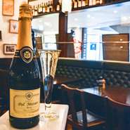 こぼれスパークリング グラス