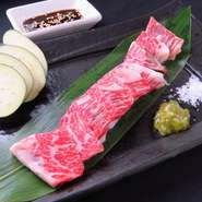 【牛焼き食べ放題プラン】全7品(お料理のみ)⇒ 5000円(税込)※アルコール飲み放題+1000円(税込)