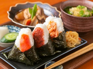 店のテーマは「お米」と「味噌」。厳選された食材を使用
