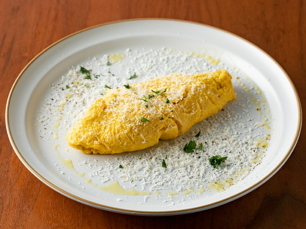 黒富士農場のオーガニックオムレツ