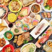 旬の海鮮や創作料理が楽しめる自慢の宴会コースです♪クーポン利用で2998円～各種ご用意！各種宴会のご予算に合わせてお選びいただけます！お得なクーポンもご用意！サラダやデザート等内容充実な宴会コース多数あり