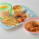 【選べるお子様ミニパスタ】+ポテト・エビフライ・チキンナゲット・プリン・フリードリンク