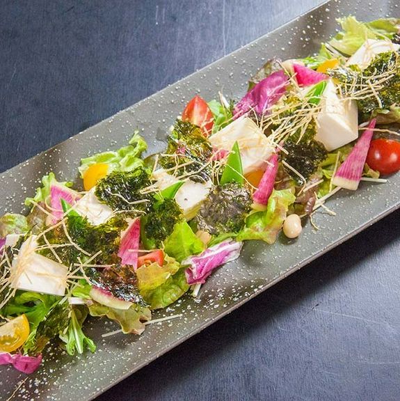 豆富と湯葉の大豆サラダ