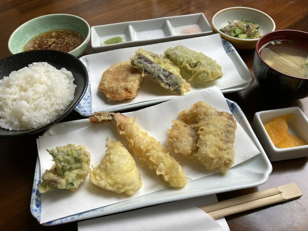 天ぷら定食B