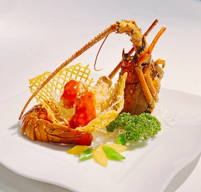 伊勢海老のチリソース