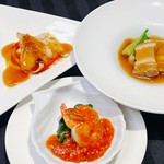 昼の接待や商談に。全6品をお楽しみいただけます。
〆の杏仁豆腐まで当店自慢の料理を存分にお楽しみください。