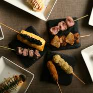 《創作串革命》キャビア・トリュフなど高級食材もリーズナブル♪