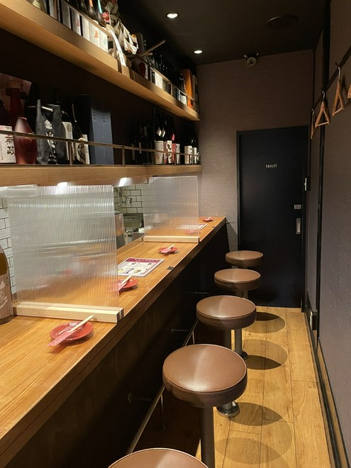 カウンター席がある