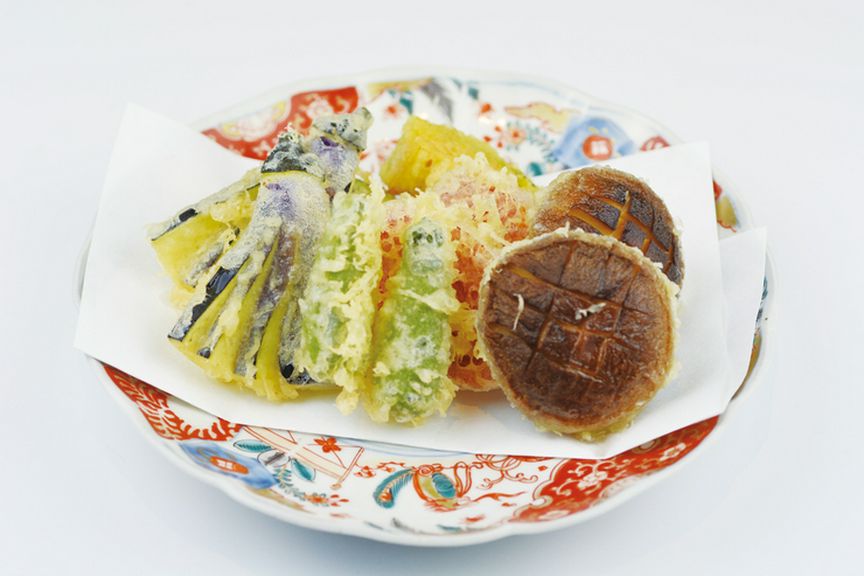 季節野菜の天ぷら5種類盛り合わせ