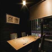 【個室】テーブル席2名×4