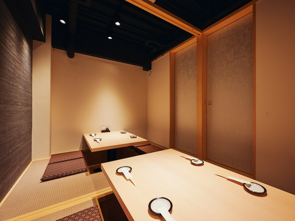 掘りごたつでゆったりと過ごせる、プライベートな和空間